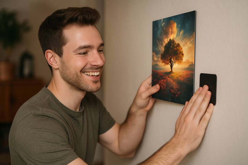 Pourquoi les Displates sont-ils faciles à fixer sans trous ?