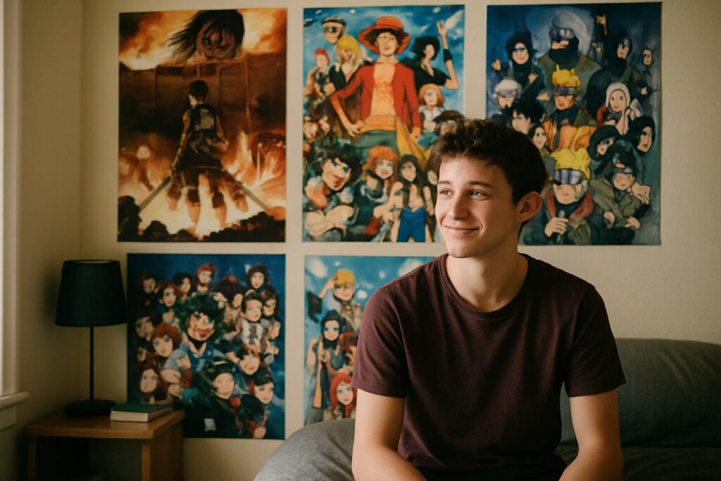 Quels posters d’animés décorent le plus les chambres d’ados ?