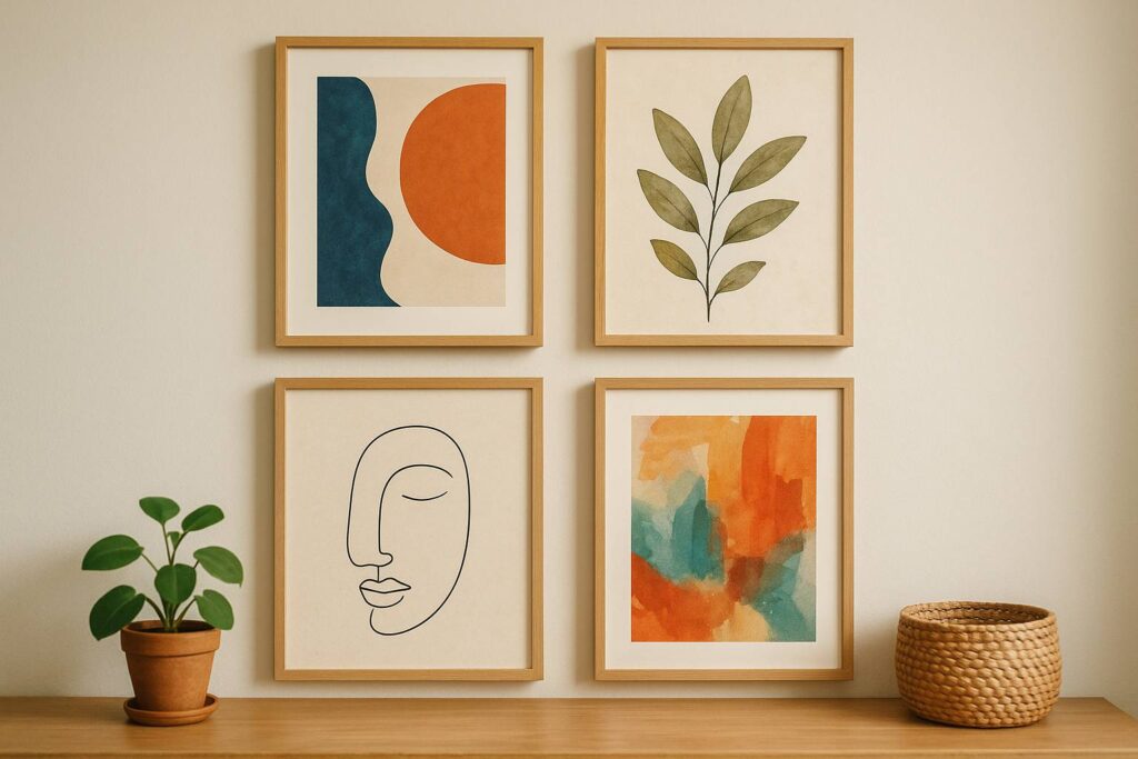 Affiches et posters : associer styles et couleurs pour un mur qui raconte une histoire