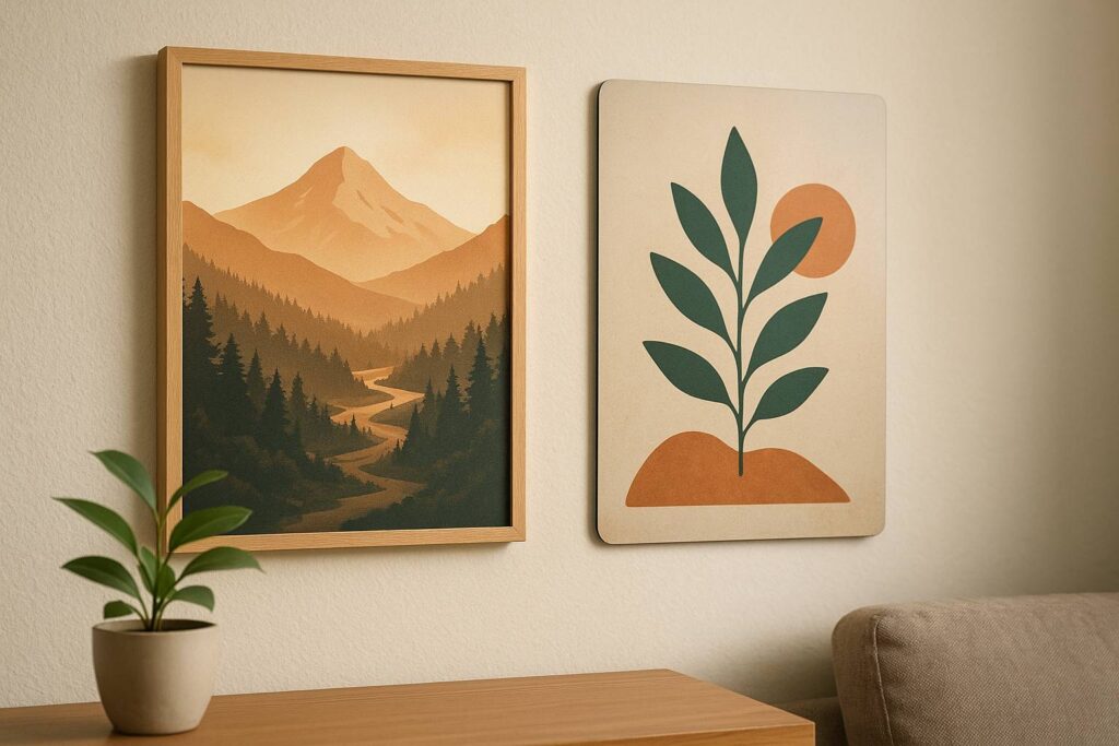 Affiches vs displates : quel support mural pour sublimer votre intérieur ?