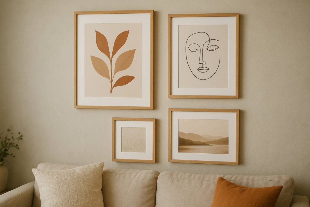 Les secrets d’une composition murale harmonieuse sans prise de tête